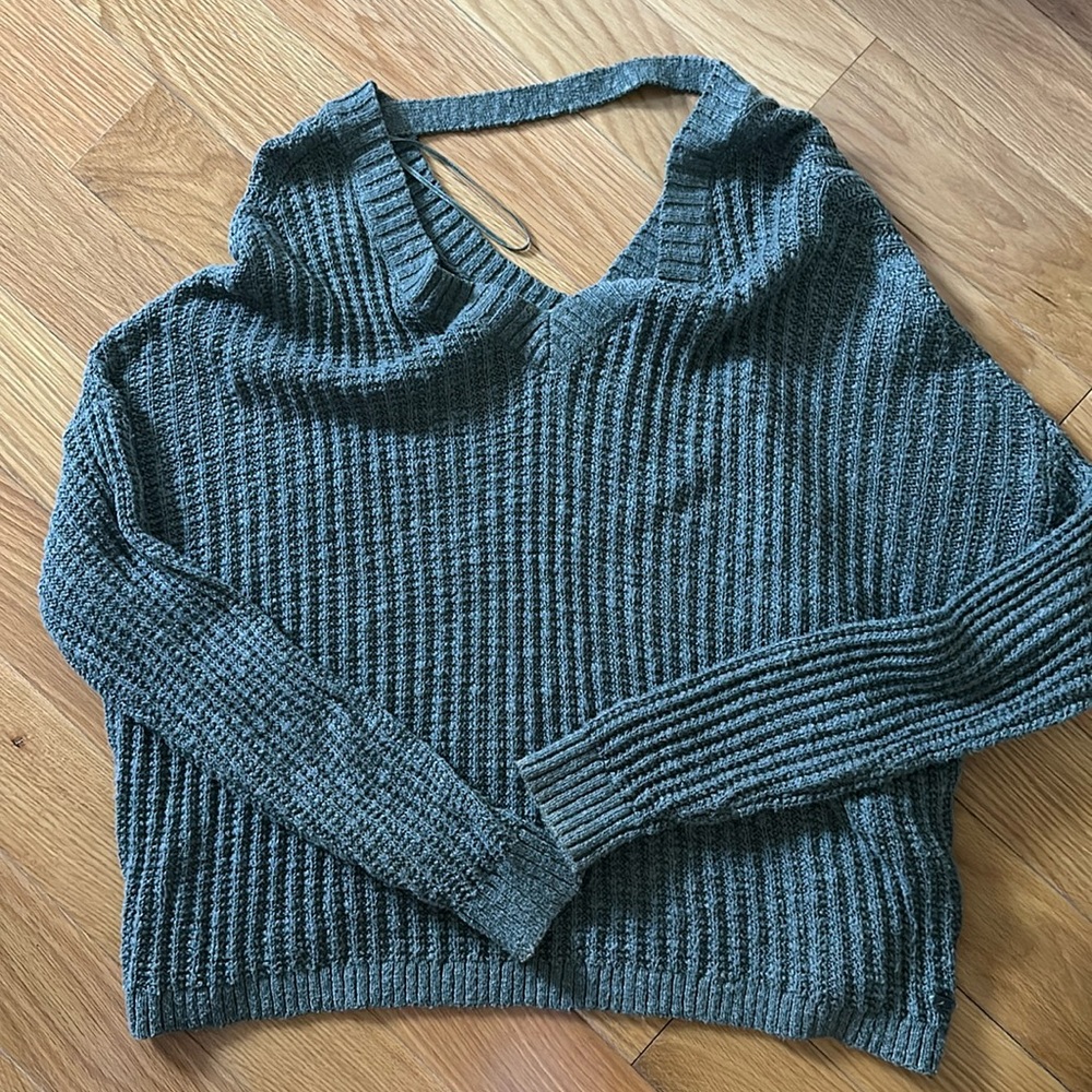 Hollister Open Back Sweater